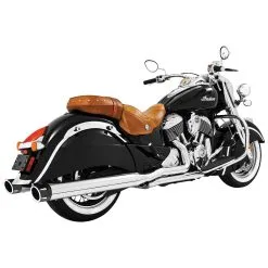 Freedom Performance Exhaust Freedom Performance 4.5" Combat Series Chrome Mufflers With Black Tips