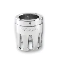 Rinehart Racing 4" Moto Series Machined End Cap Merge Style Chrome
