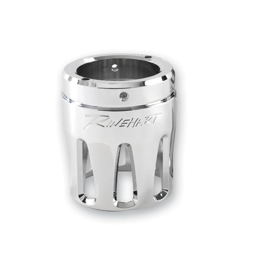 Rinehart Racing 4" Moto Series Machined End Cap Merge Style Chrome