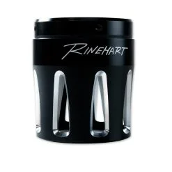 Rinehart Racing 3-1/2" Moto Series Machined End Cap Merge Style Black