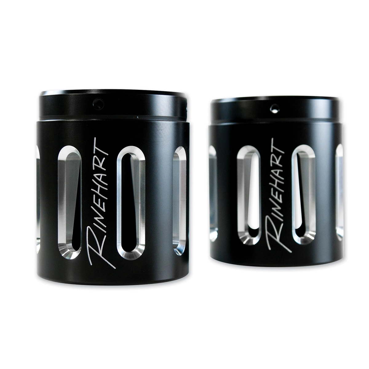 Rinehart Racing 3-1/2" Moto Series Machined End Cap Slot Style Black