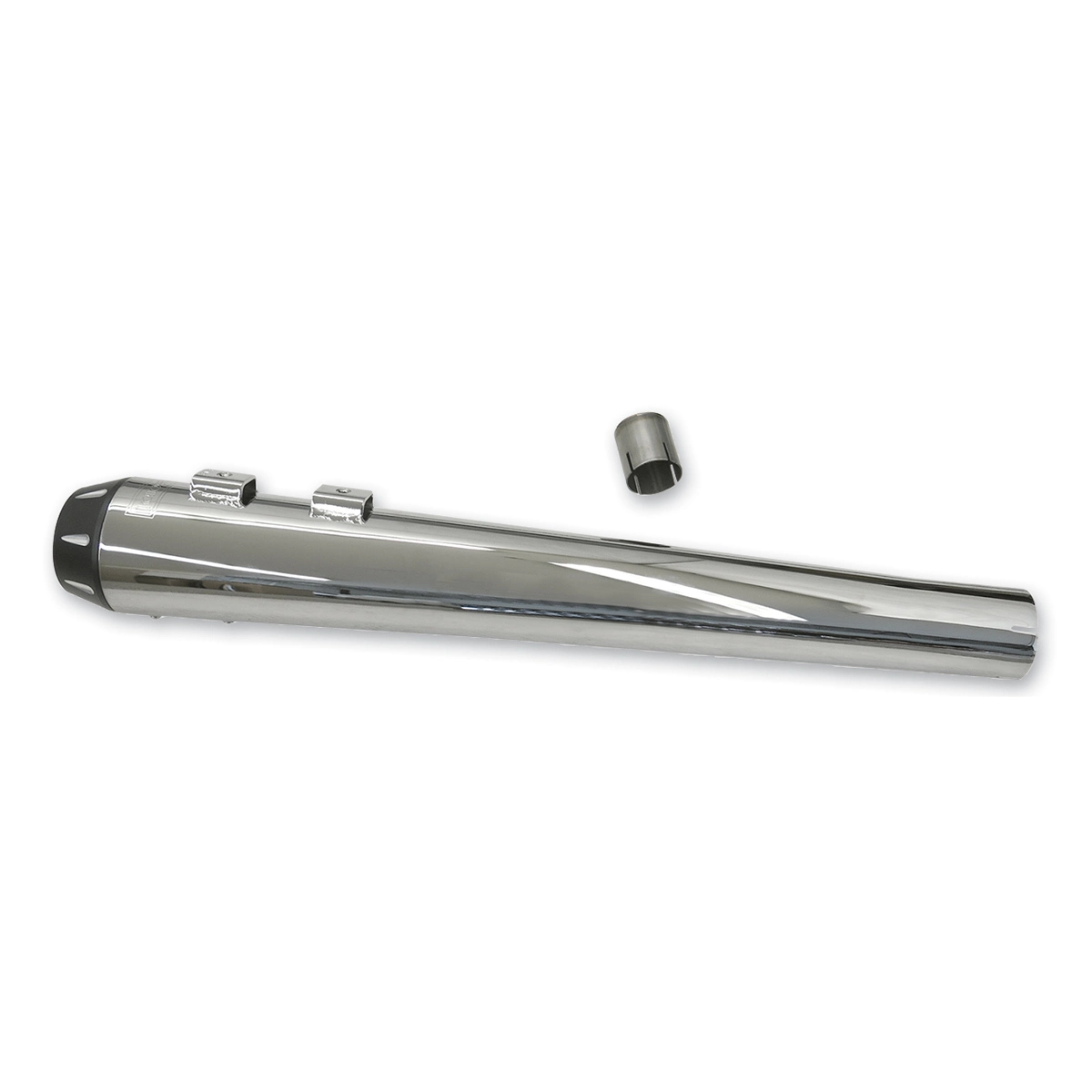 Bassani Crossover Eliminator 4" Megaphone DNT Slip-On Muffler Chrome - Image 2