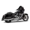 Cobra 4" Neighbor Hater Dual Cut Slip On Mufflers Chrome With Contrast Cut Tip