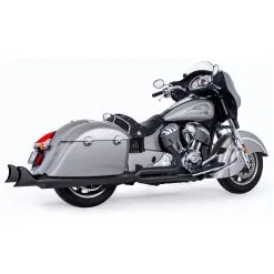 Freedom Performance Exhaust Freedom Performance 4" Sharktail Black Slip-On Mufflers