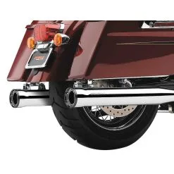 Cobra 3" RPT Chrome Slip-On Mufflers With Black Tip