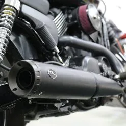 S&S Cycle Grand National Black Slip-On Muffler