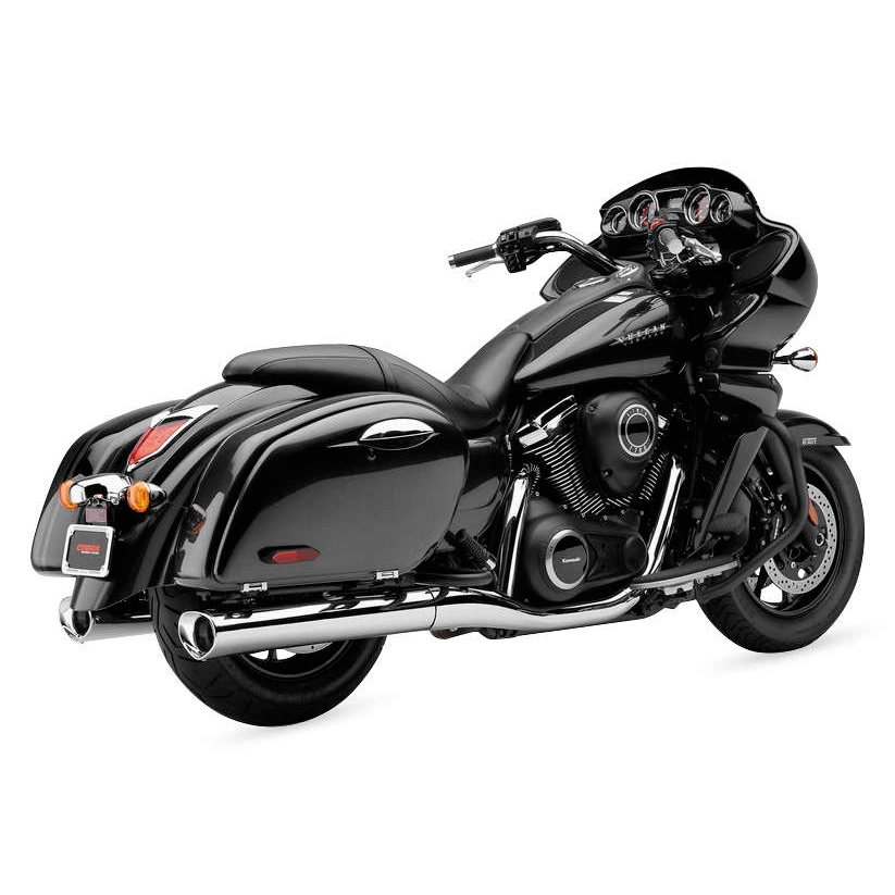 Cobra Tri-Flo Slip-On Chrome Mufflers