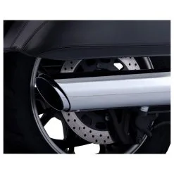 Vance & Hines Twin Slash 2-into-1 Slip On Chrome