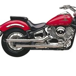 Cobra 2" Chrome Slip-On Drag Pipe Mufflers